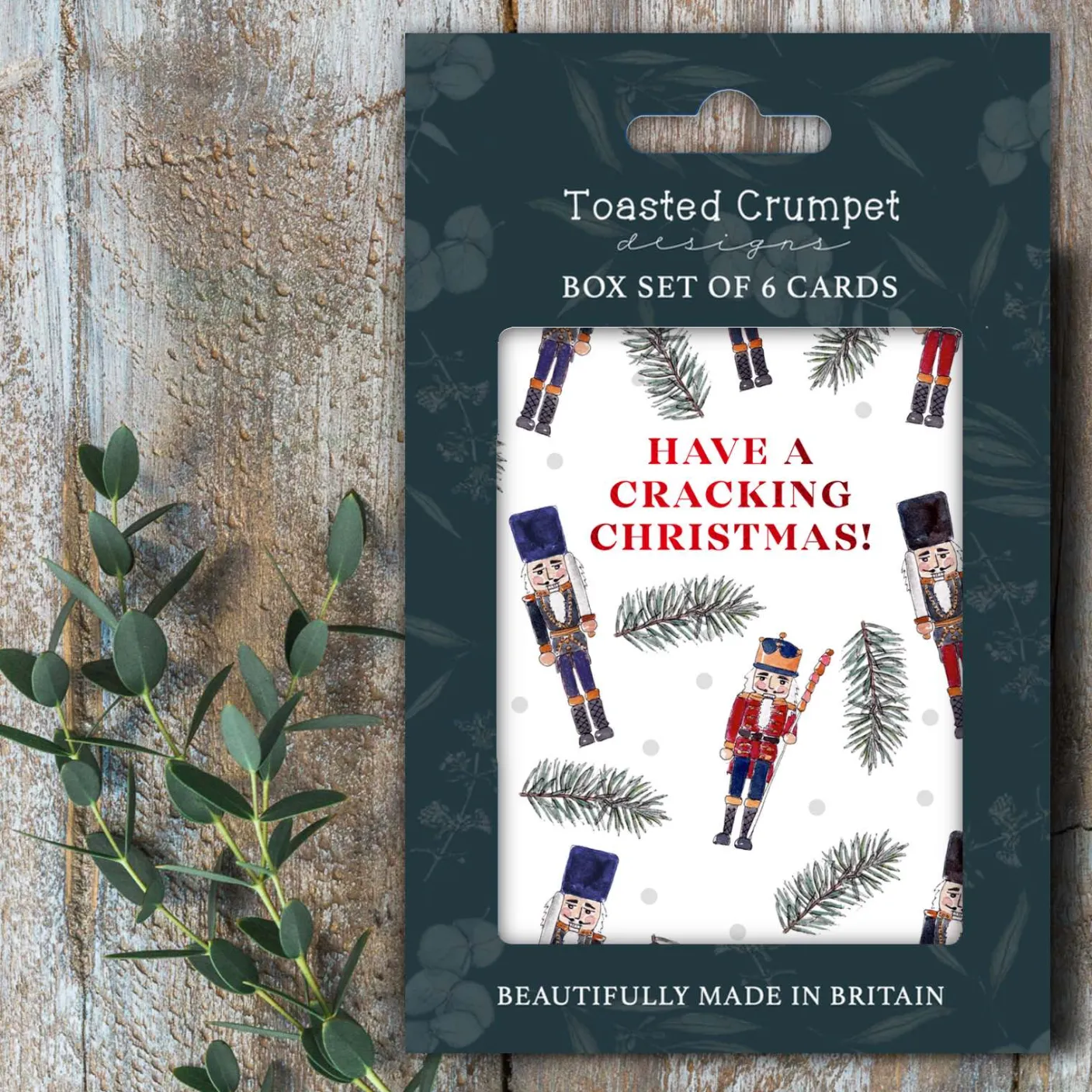 Have a Cracking Christmas! Set of 6 Boxed Mini Christmas Cards