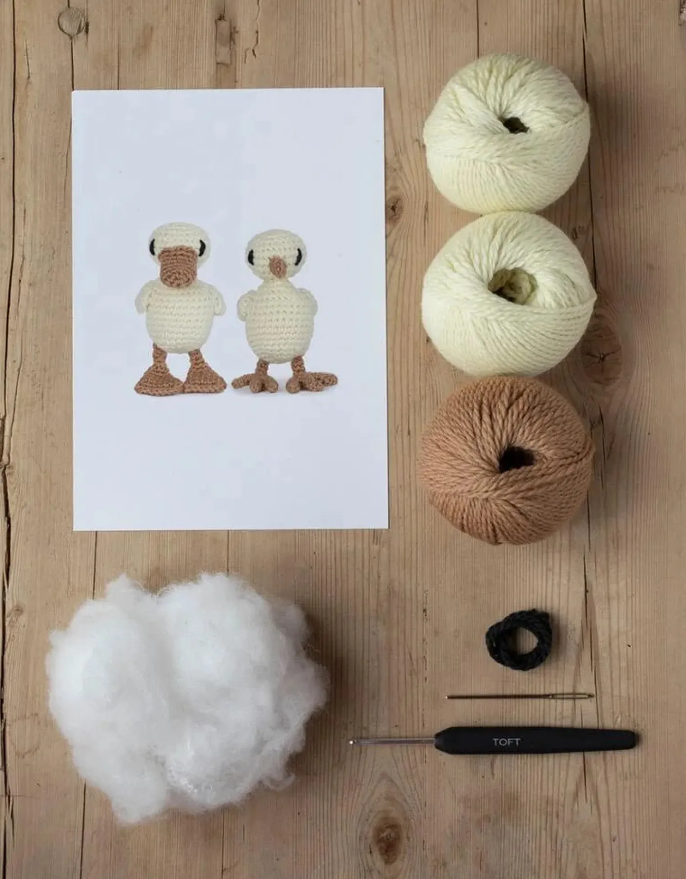 Duckling and Chick Crochet Kit