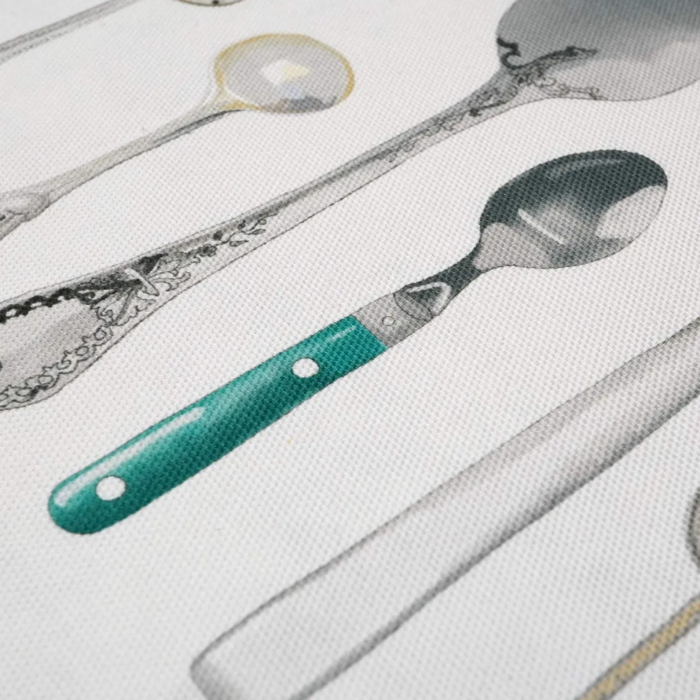 Cutlery Draw Tea Towel by Corinne Alexander