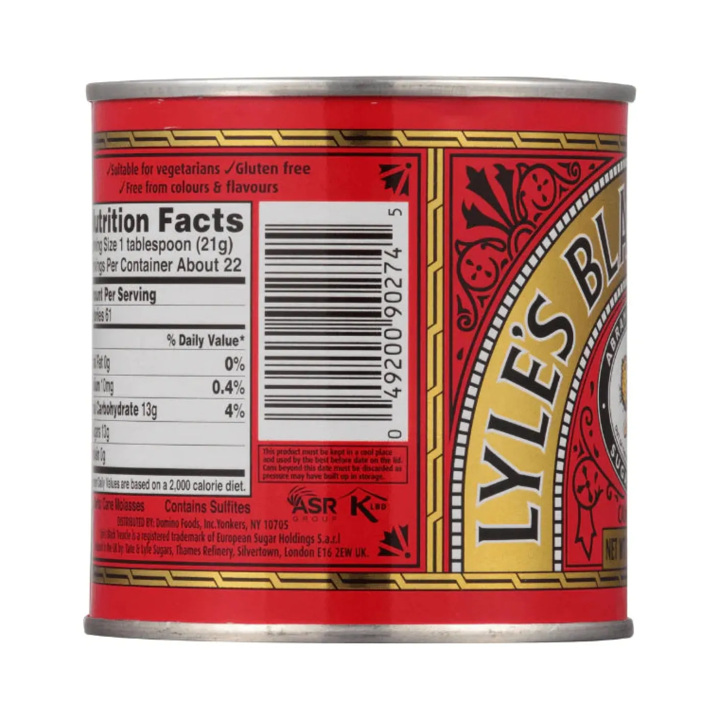 Lyle's Black Treacle Tin, 454g