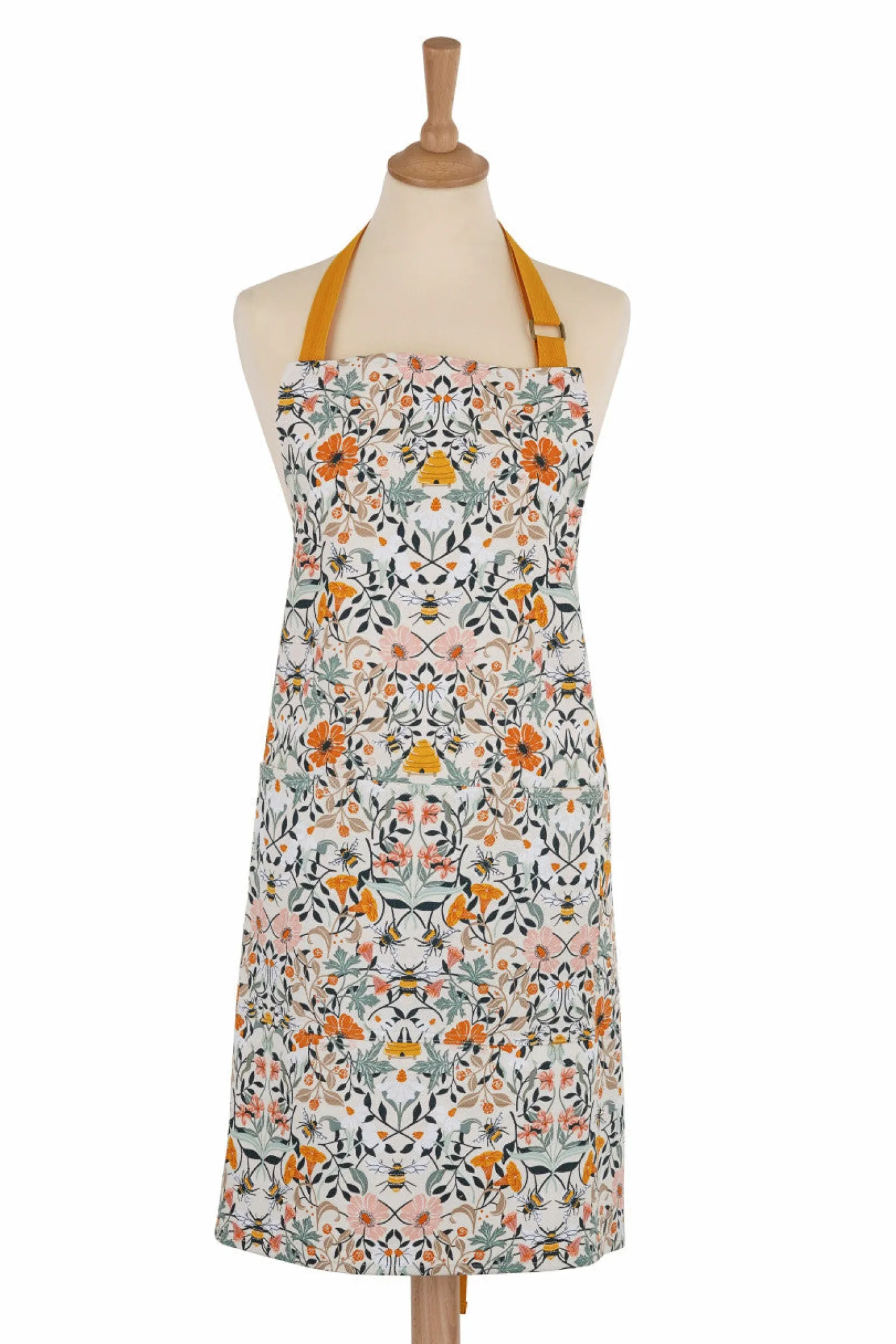 Bee Bloom Cotton Apron