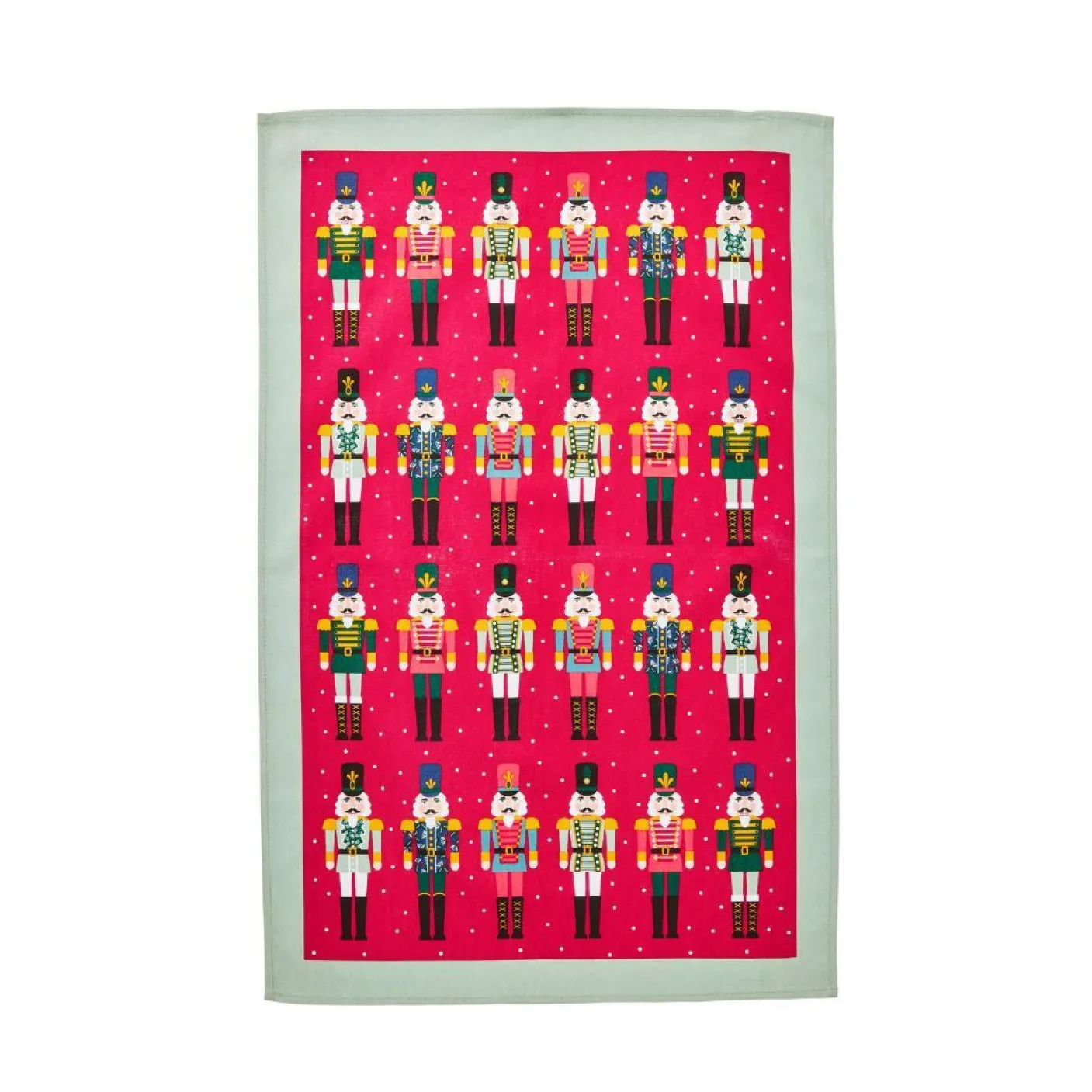 Nutcracker Parade Recycled Cotton Tea Towel
