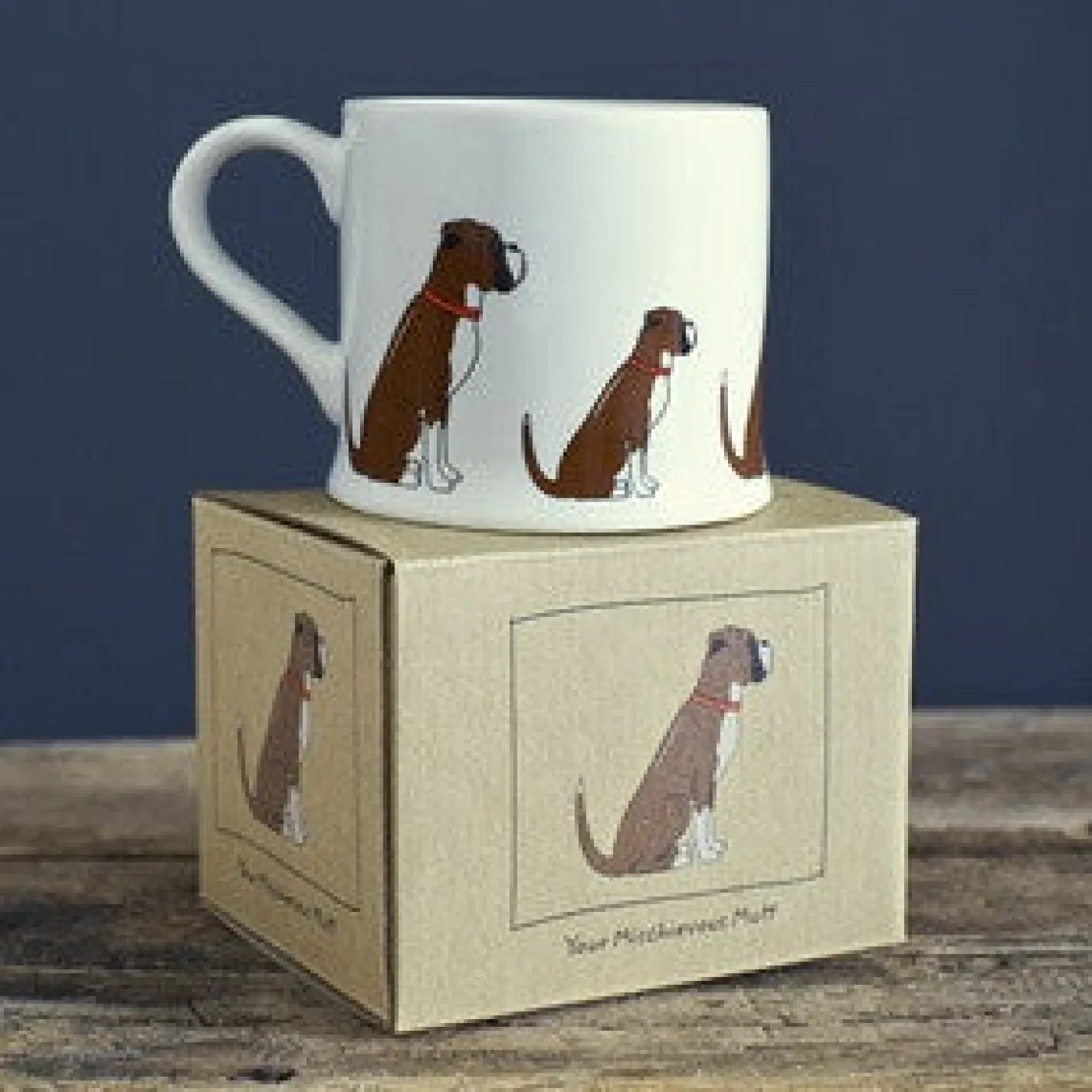 Boxer Mug Boxed
