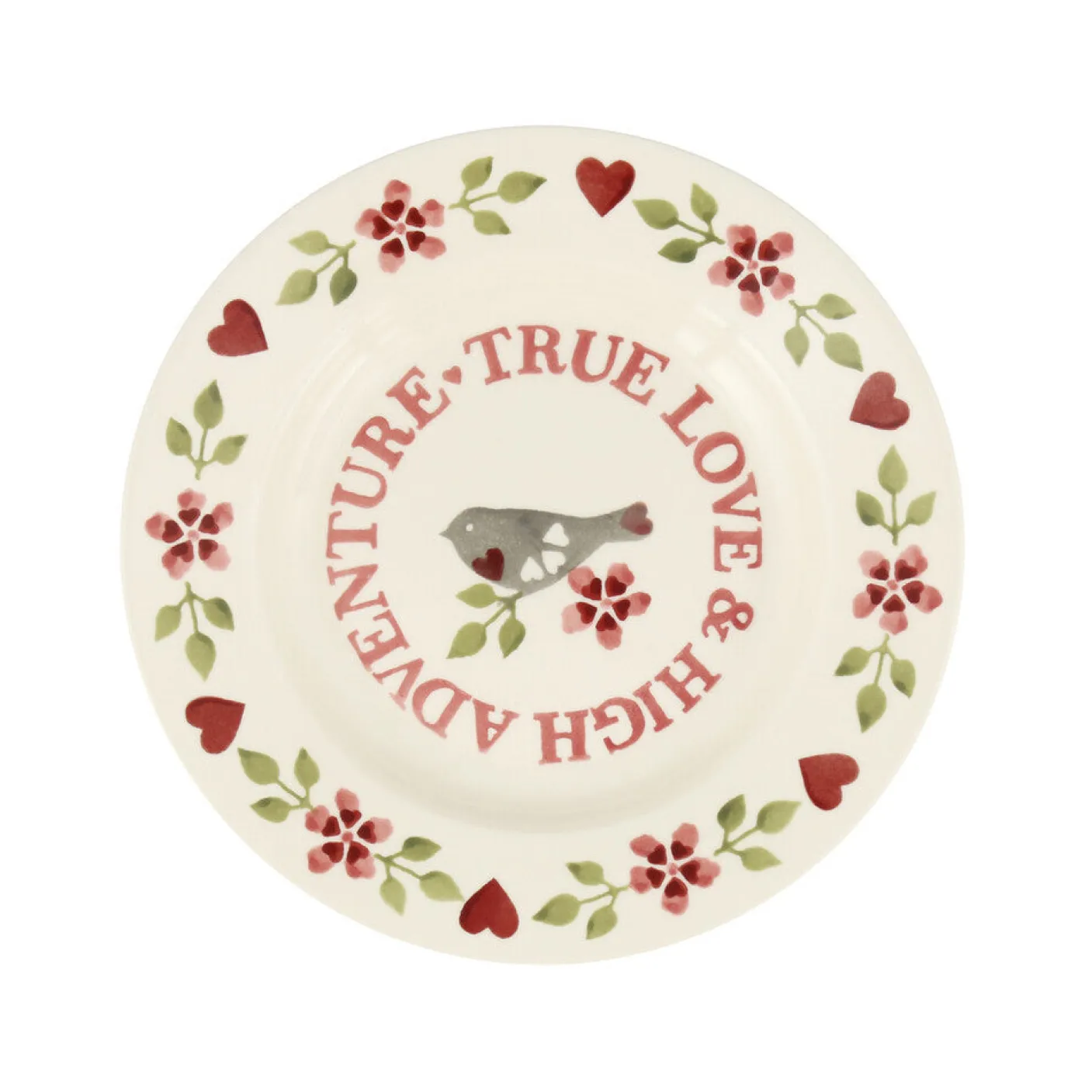 Lovebirds True Love  8 1/2 Plate
