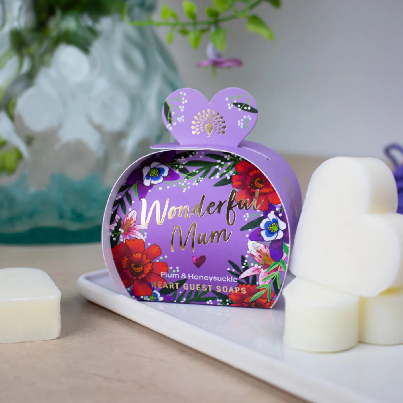 Occasions Wonderful Mum Heart Guest Soaps