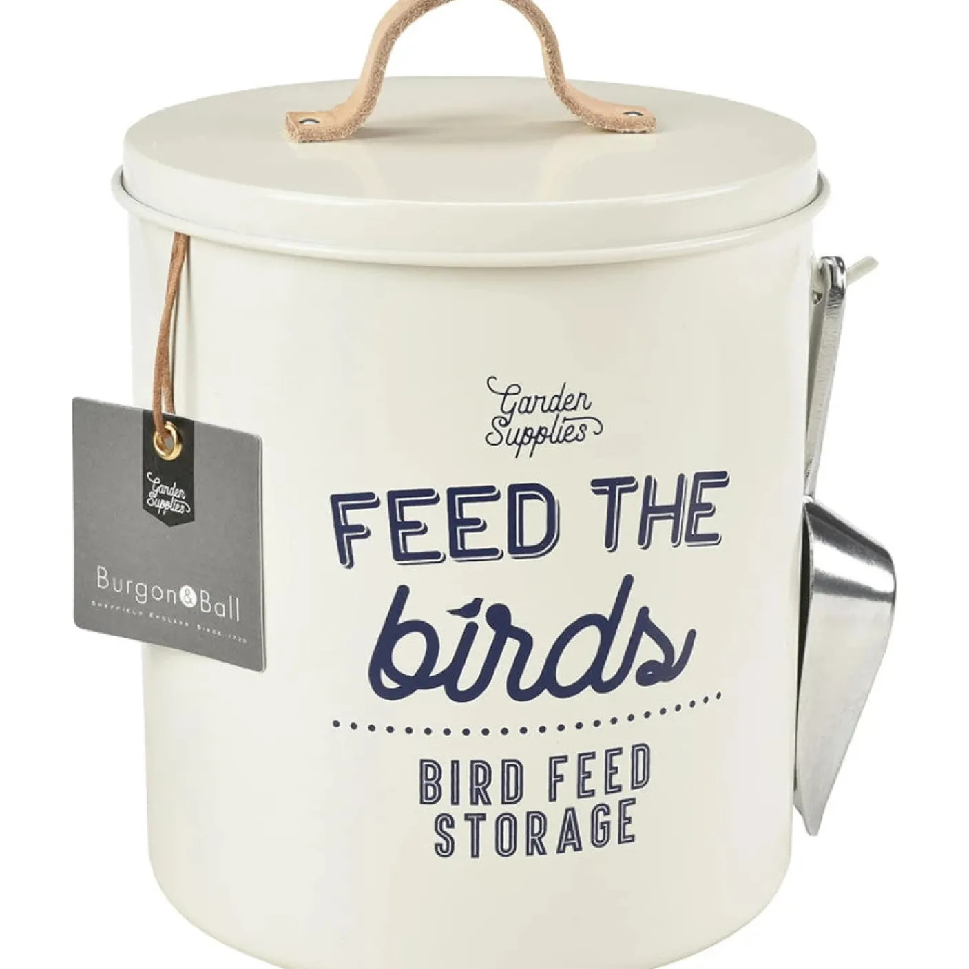 'Feed the Birds' Bird Feed Tin in Stone
