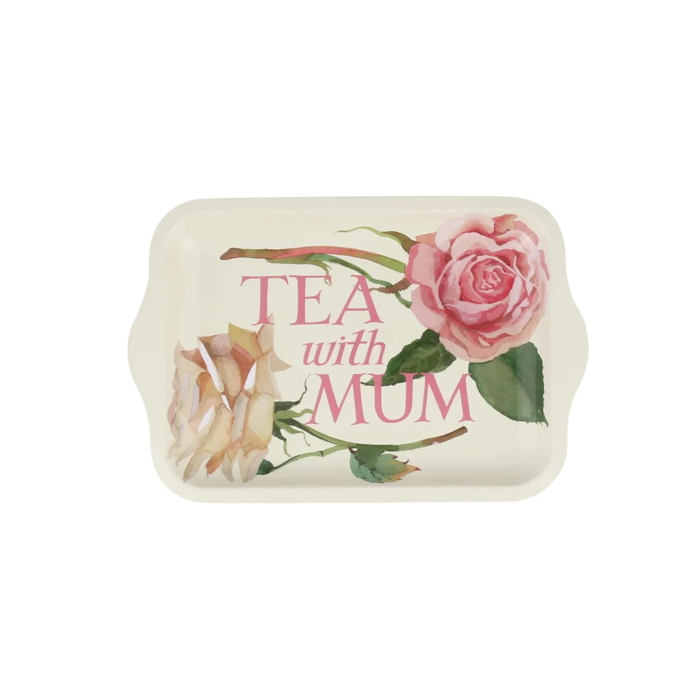 Rose & Pink Toast Small Tin Tray