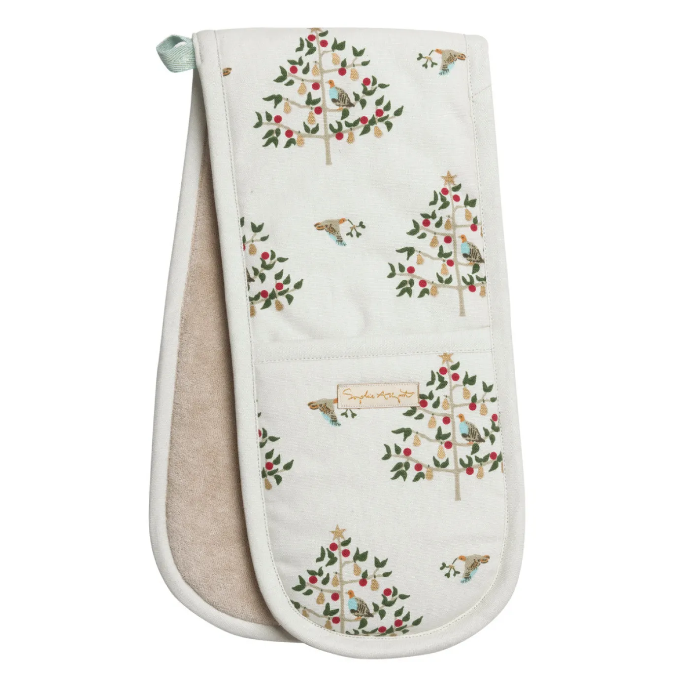 Partridge In A Pear Tree Double Oven Glove