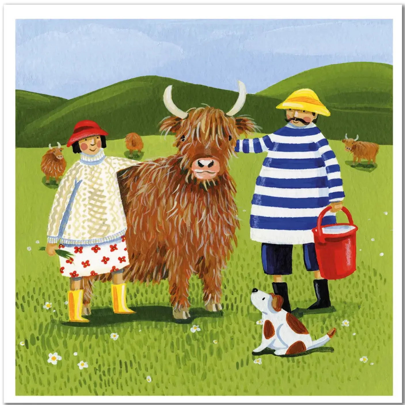 Highland Adventure Greetings Card